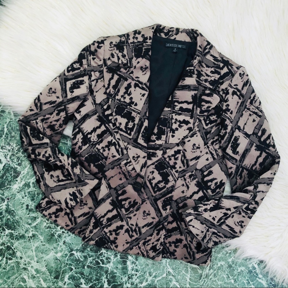 Lafayette 148 | Metallic Mohair Blazer
Size 12